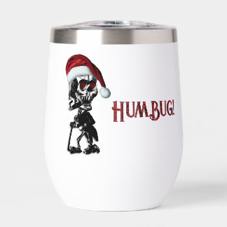 Cigar Smoking Christmas Skeleton Humbug