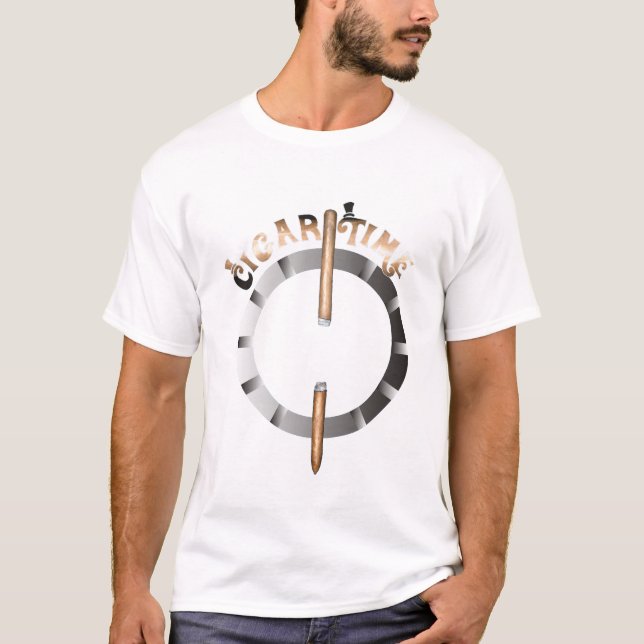 cigar time for a cigar T-Shirt (Front)
