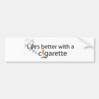 Cigarette Humour Bumper Sticker