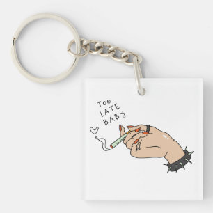 Cigarette in Hand Anti-Valentine Keychain