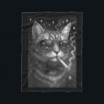 Cigarette Kitten Funny Smoking Cat Meme Stupid Bra Fleece Blanket<br><div class="desc">Cigarette Kitten Funny Smoking Cat Meme Stupid Brainrot</div>