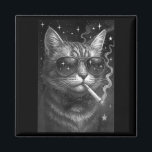 Cigarette Kitten Funny Smoking Cat Meme Stupid Bra Magnet<br><div class="desc">Cigarette Kitten Funny Smoking Cat Meme Stupid Brainrot</div>