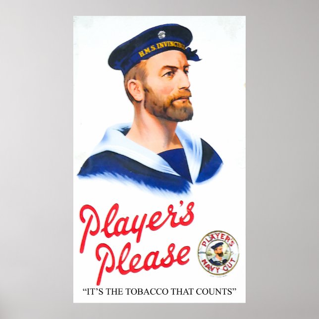 Cigarette vintage ajouter pour Poster (Devant)