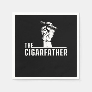 Cigarfather Cigar Smoker Humidor Cigars Lover Gift Napkin