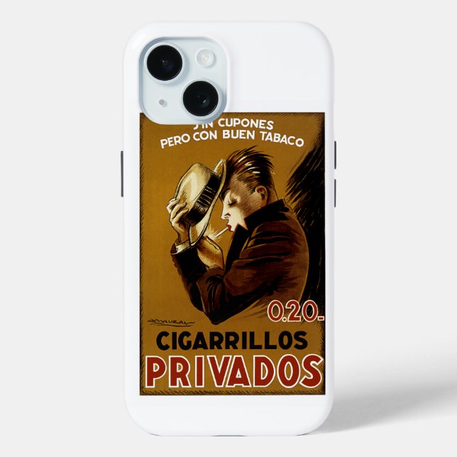 Cigarillos Privados Case-Mate iPhone Case (Back)