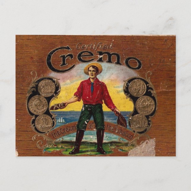 cigars, cigarettes postcard (Front)