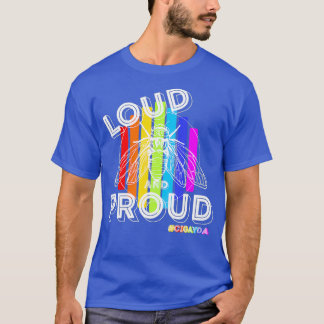 Cigayda LGBT Pride Cicada Brood X 2021 Insect T-Shirt