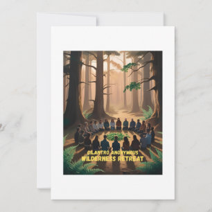 Cilantro Anonymous Wilderness Retreat – Holiday Card