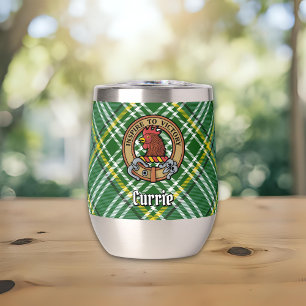 Cimier de coq Clan Currie sur Tartan