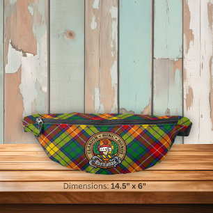Cimier du clan Buchanan sur tartan