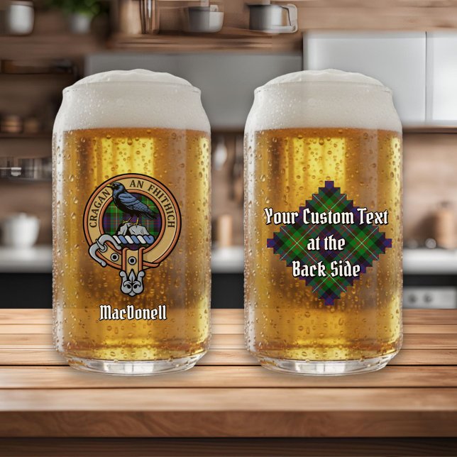 Cimier du clan MacDonell of Glengarry sur tartan (Créateur téléchargé)