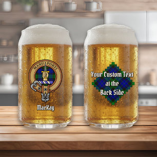 Cimier du clan MacKay sur tartan