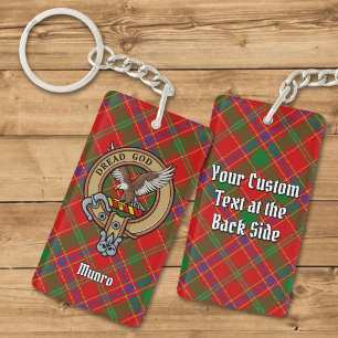 Cimier du clan Munro sur tartan