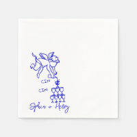 Cin Cin Cherub Hand Drawn Cupid Icon Wedding 