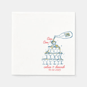 Cin Cin Italian Wedding  Napkin