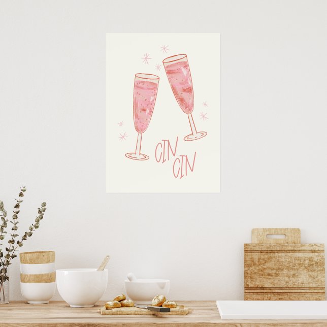 Cin Cin Poster (Kitchen)