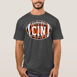 CIN Striped Retro White T-Shirt