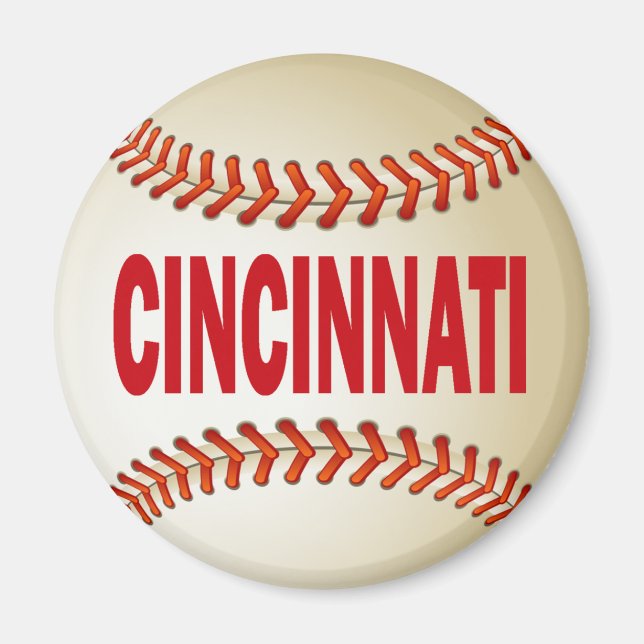 CINCINNATI BASEBALL MAGNET (Front)