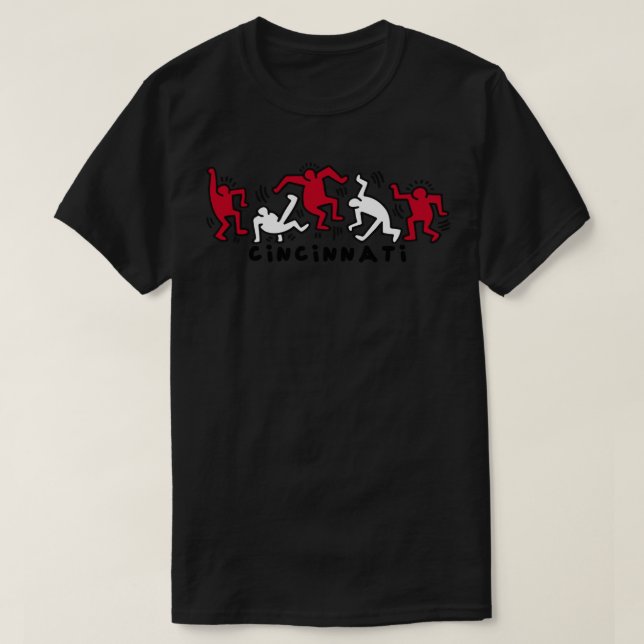 Cincinnati Baseball People T-Shirt (Design Front)