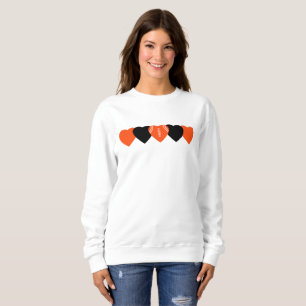 Cincinnati Bengals Heart Football Sweatshirt
