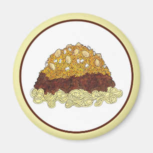 Cincinnati Chili Ohio OH Spaghetti Chilli Food Magnet