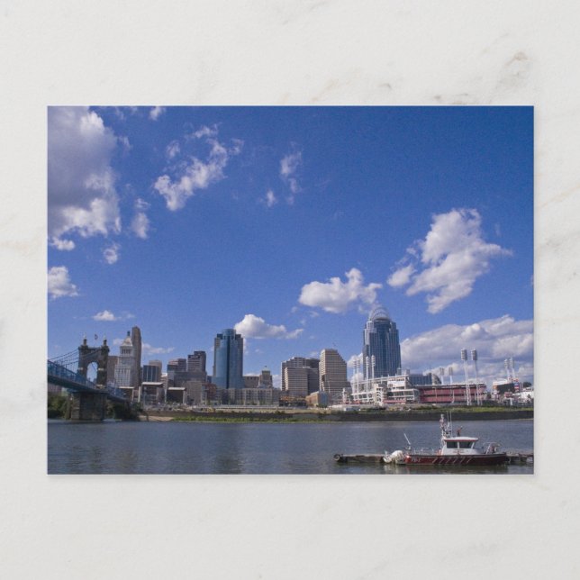 Cincinnati Cityscape Postcard (Front)