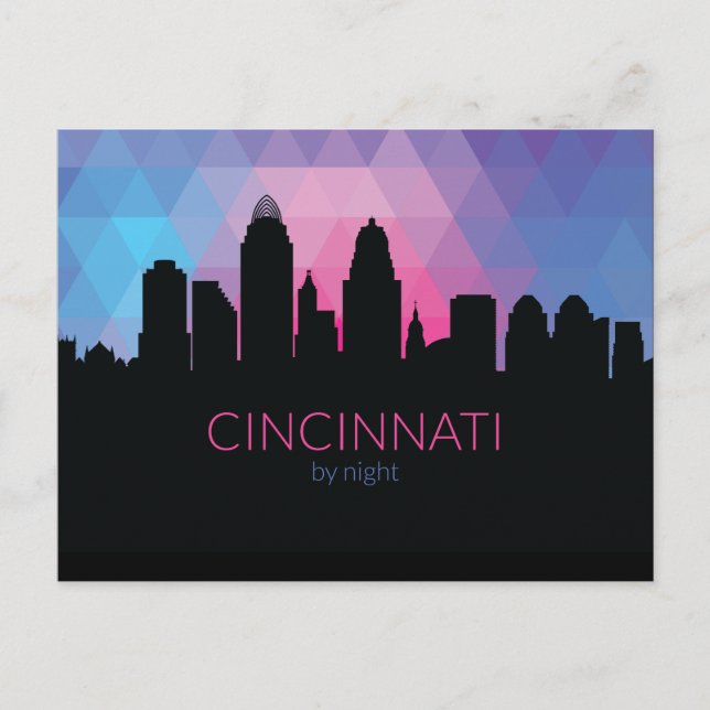 Cincinnati de nuit Carte postale de NightWolfDezig (Devant)