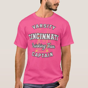 Cincinnati Drinking Team Captain Ohio Beer Lover O T-Shirt