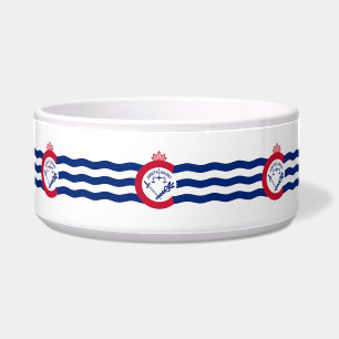 Cincinnati Flag Pet Bowl