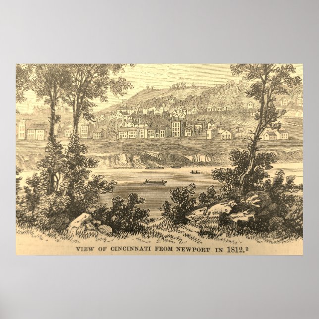 Cincinnati in 1812 poster (Front)
