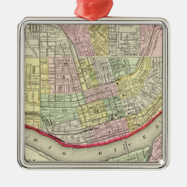 Cincinnati Metal Ornament (Front)