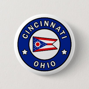 Cincinnati Ohio 2 Inch Round Button