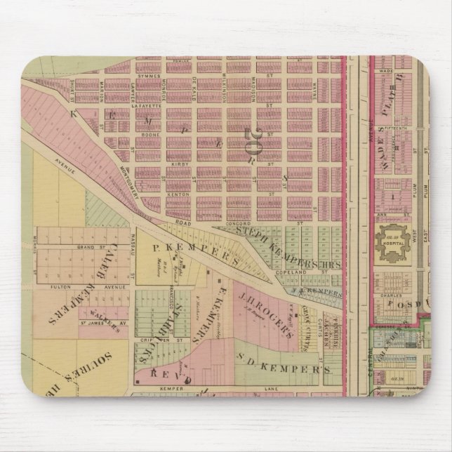 Cincinnati, Ohio 4 Mouse Pad (Front)