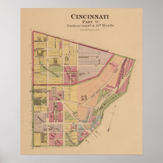 Cincinnati, Ohio 8 Poster (Front)