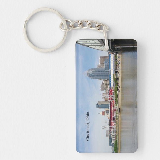 Cincinnati, Ohio acrylic key chain (Front)