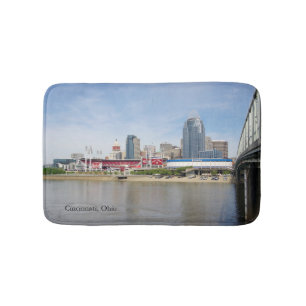 Cincinnati, Ohio bathmat