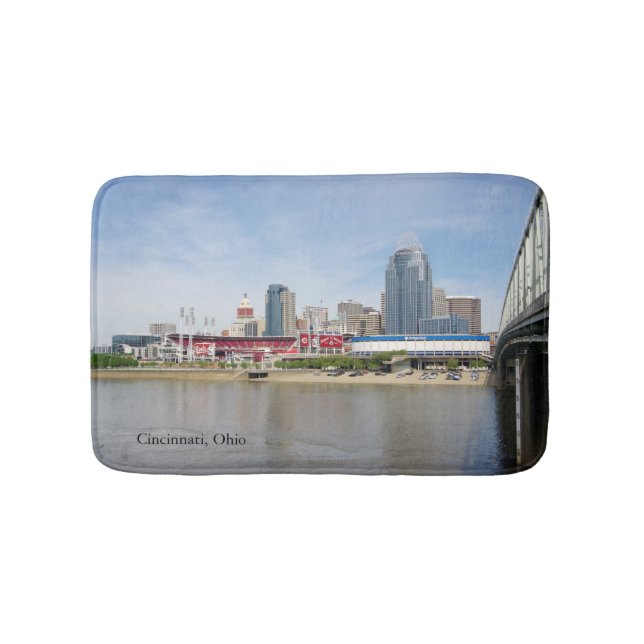 Cincinnati, Ohio bathmat (Front)