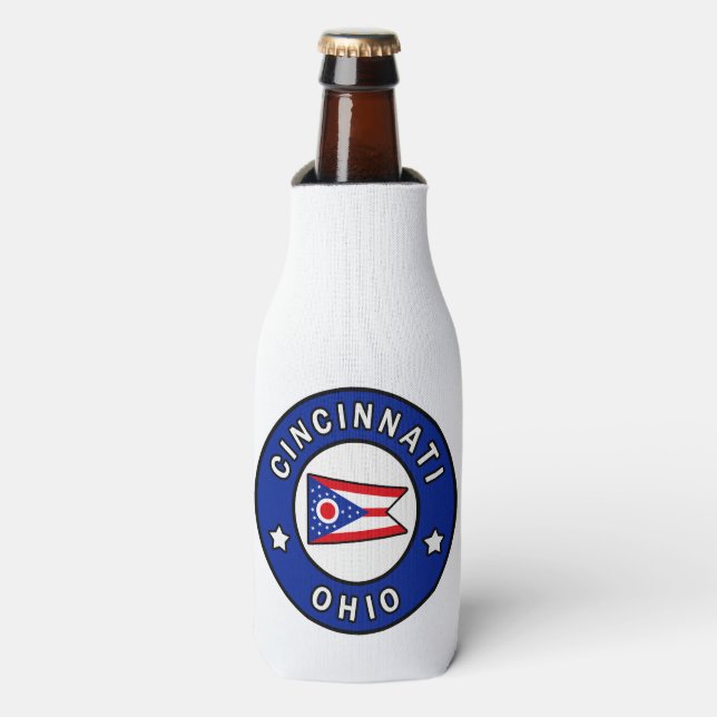 Cincinnati Ohio Bottle Cooler (Bottle Front)