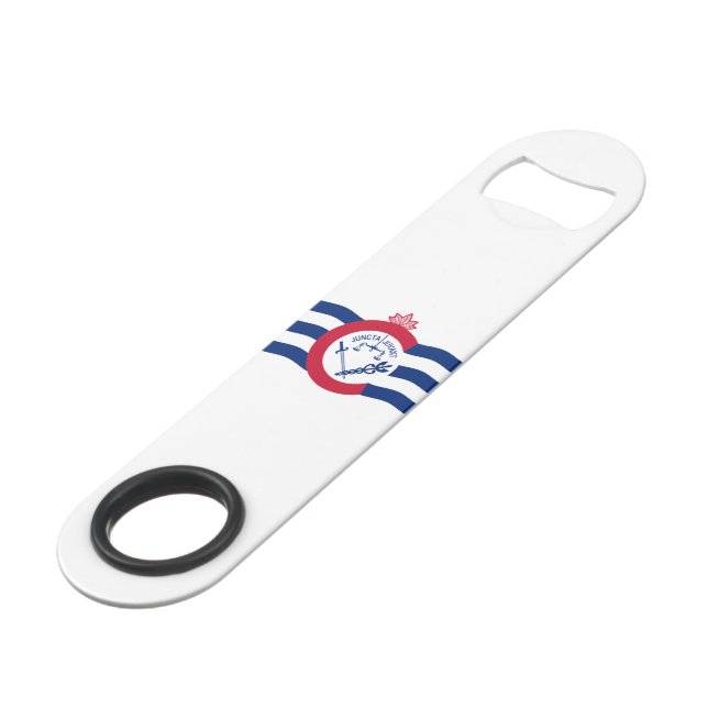 Cincinnati  (Ohio) City flag   Bar Key (Front Angled)