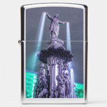Cincinnati Ohio Fontaine Carré - Zippo Lighter