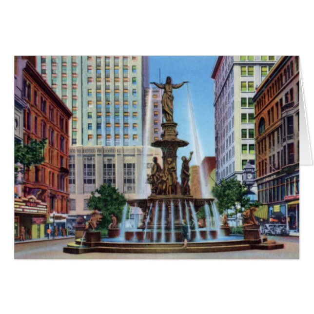 Cincinnati Ohio Fountain Square (Front Horizontal)