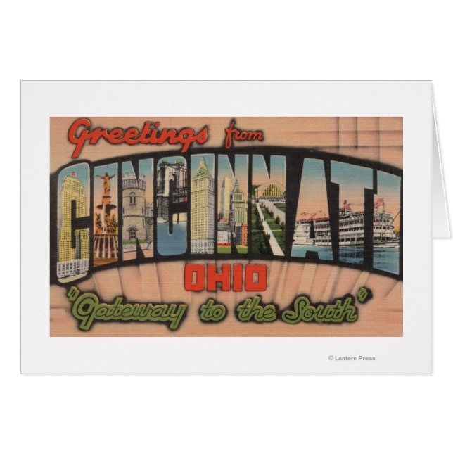 Cincinnati, Ohio (Gateway to the South) (Front Horizontal)