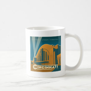 Cincinnati, Ohio   Historic Union Terminal Coffee Mug