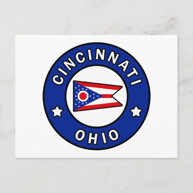 Cincinnati Ohio Postcard (Front)