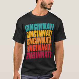 Cincinnati Ohio Souvenir  Retro Vintage Cincinnati T-Shirt
