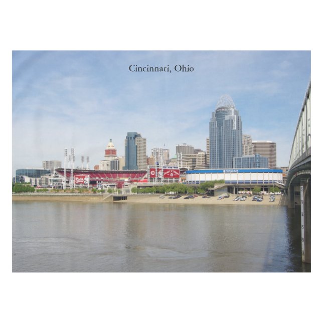Cincinnati, Ohio tablecloth (Front (Horizontal))