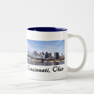 Cincinnati Ohio Two-Tone Coffee Mug