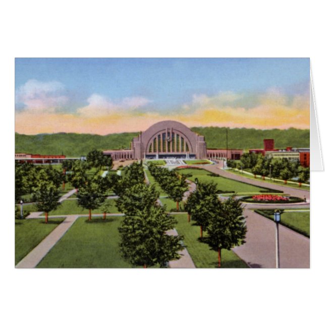 Cincinnati Ohio Union Terminal Area (Front Horizontal)