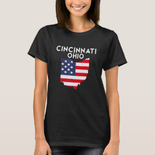 Cincinnati Ohio USA State America Travel Ohioan T-Shirt