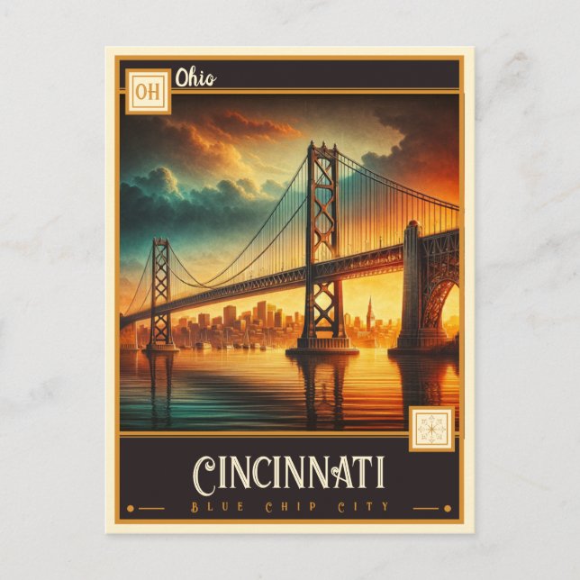 Cincinnati, Ohio | Vintage Postcard (Front)